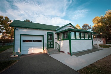 An external view of Caretaker's Cottage.