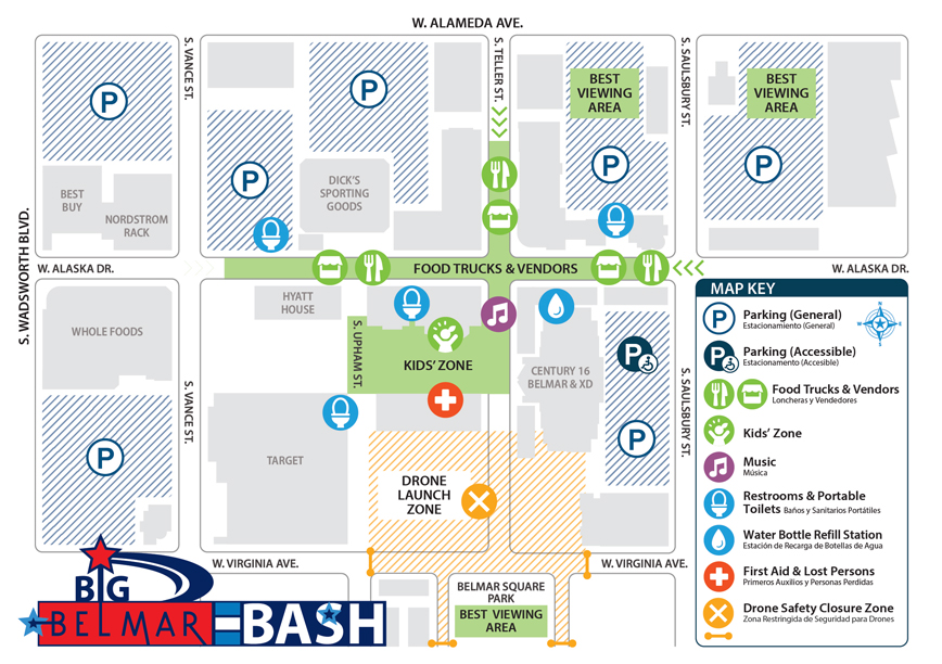 2026 Big Belmar Bash event map