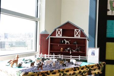 Carved Wood Farm Animals