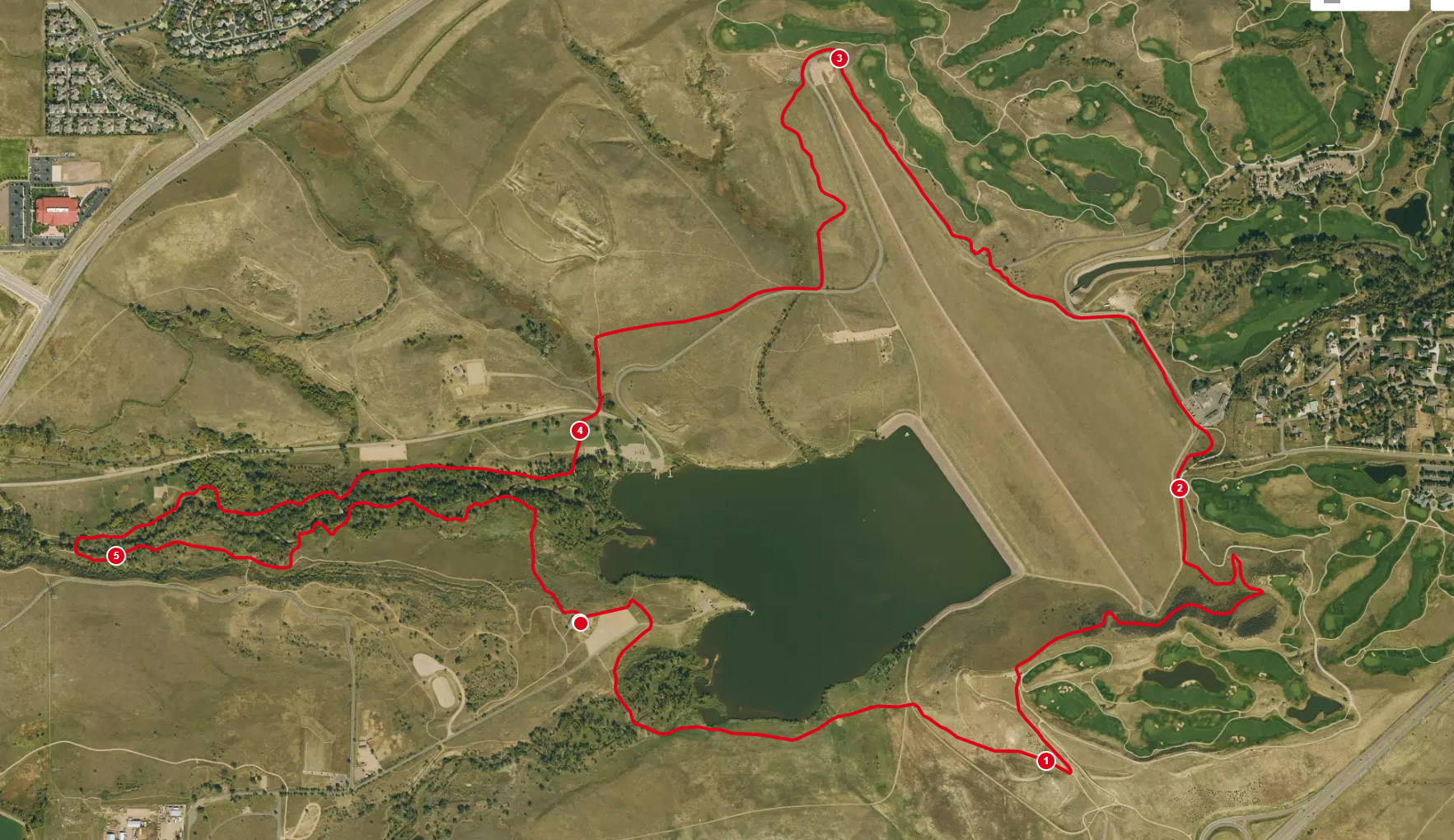 Race 2 map of 5.9 miles
