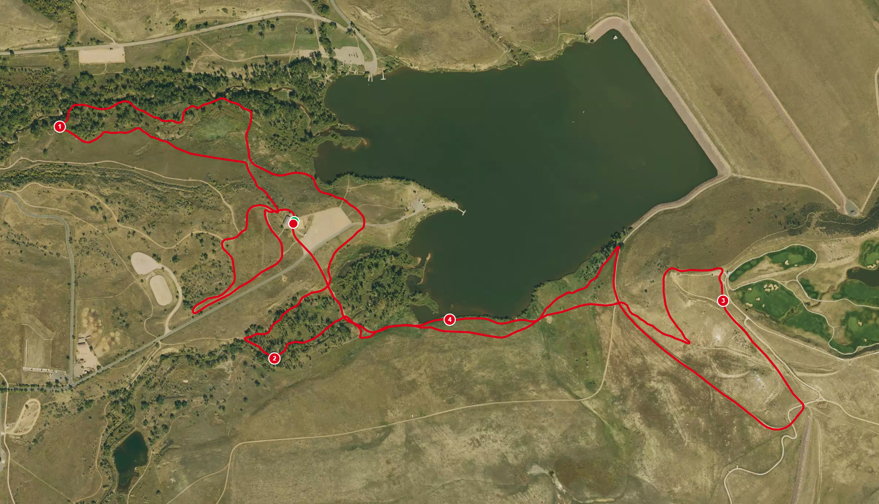 Race 4 of 4.25 miles map