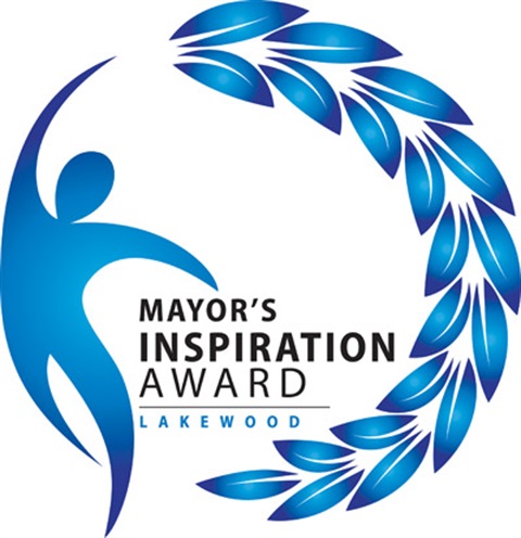 Mayor's Inspiration Award logo.
