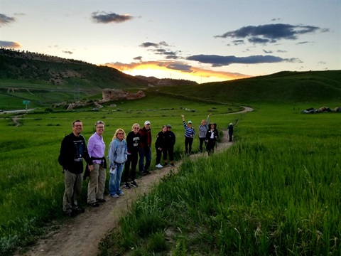 Full moon hike at Bear Creek Lake Park