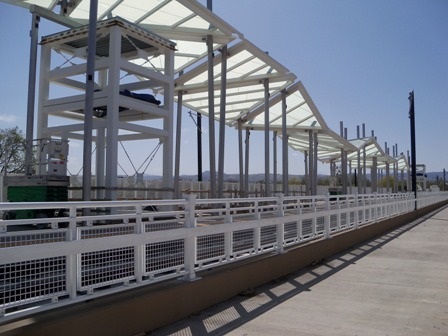 Lightrail cover at Wadsworth Station